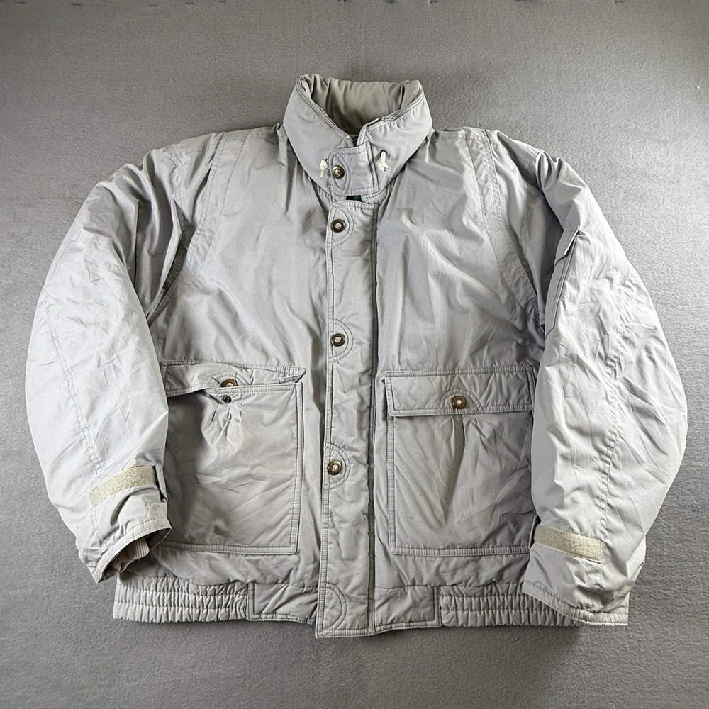 Mighty-Mac Jacket Mens XL Gray Norsac Duck Down Puffy Winter Coat‎ Vintage Style